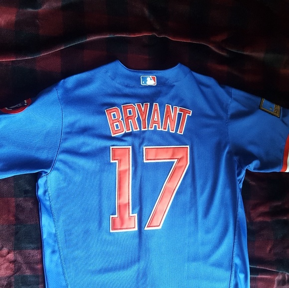 Kris Bryant Chicago Cubs MLB Majestic Jersey Rare - Picture 3 of 6